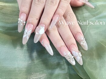 ウェーブネイルサロン'('Wave Nail salon)/持ち込みデザイン/フィルイン