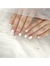 【全員OK☆】バーチャルフレンチ☆美爪フォルム仕上げ　￥7，000
