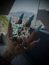 【ミントグリーン×クロス】