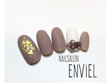 ネイルサロンアンヴェール(ENVIEL)/バレンタインネイル
