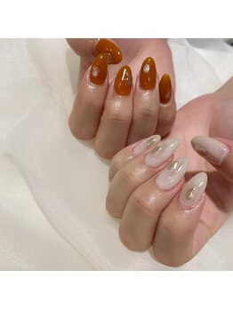 ヴィヴィアンビューティ ネイルアンドアイ Viviean Beauty Nail & Eye/キレイめニュアンスネイル