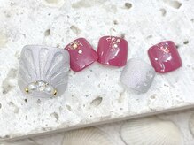 ネイルサロン ふるる 大須店/フット☆夏限定デザイン#406