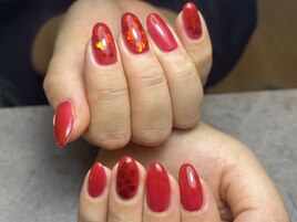 ハートホロネイル