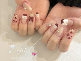 ハート×レース×リボン*゜。