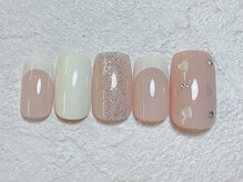ネイルビート(NAIL BEAT)/フレンチネイル　ハート