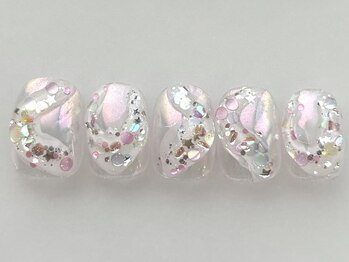 アイネイルズ 池袋店(I-nails)/ぷくぷくホロ