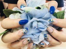 ブリエカドー(Briller Cadeau)/タイダイサマーネイル