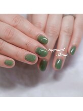 たゆ ネイル(たゆnail)/パラジェルグリーンカラーネイル