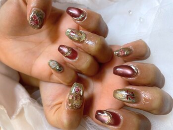 《絵画風エンジェルnail》