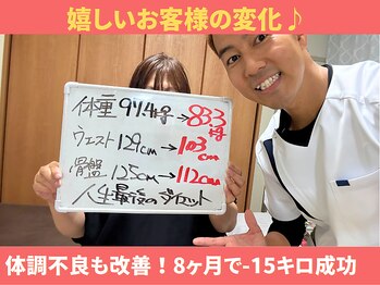 凛と慶/お客様の変化-長居ダイエット