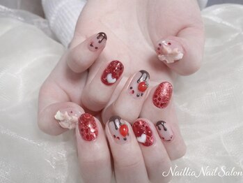 ネイリア 代々木(Naillia)/ハートネイル