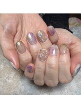 アティックネイルアトリエ(attic nail atelier)/お花ネイル