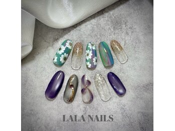 ララネイルズ(LALA NAILS)/定額アートコース ¥6,899