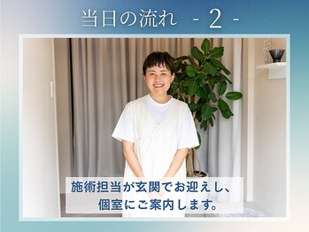カーム(calm)/当日の流れをご案内します(2)