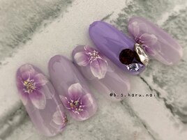 【chiffon flower水彩アート】