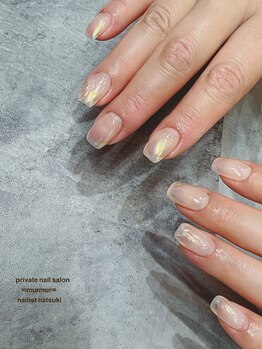 プライベート ネイルサロン マーマ(murmur)/オーロラミラーネイル