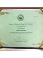 セン 六条温泉喜多の湯店(SEN) タイ国立チェンマイ大学/基礎解剖学&人体解剖実習修了証