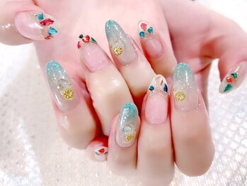 ラルネイル 大宮(Lull. nail)/#シェル#マグネット#ミラー