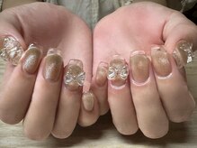 アミュリー ネイル アトリエ(Amury nail atelier)/マグネット リボン ブライダル