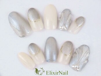エリクサーネイル 神田(Elixir Nail)/シンプル/クーポン使用