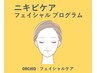 ニキビケア徹底フルコース｜専用光・毛穴吸引・毛穴洗浄・イオン導入・パック