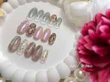 ネイル ミュー(nail myuu)/定額デザイン【巳年パイソン柄】