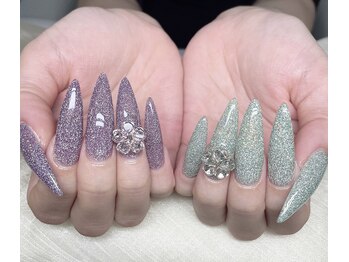 アヤメネイル/フラッシュネイル