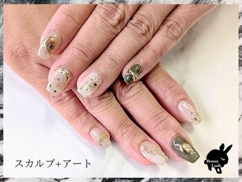 【スカルプ+持ち込みデザイン】