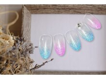 FASTNAIL松戸駅西口店【パラジェル/ジェルネイル専門/定額/マグネット/フットネイル】/水滴 リボン 【11860】