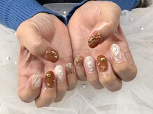 ヒラソルネイル(Girasol nail)/ミラーネイル☆
