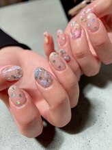 ステムネイル 下北沢(stem nail)/puffy rose dots