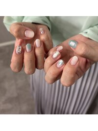 グリーン×ニュアンス