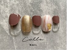 カラネイル 南森町店(calla nail)/ブラウンネイル