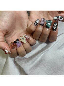 ハロウィンネイル