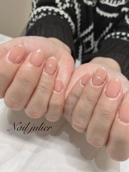 ネイルジュリエ(Nail julier)/シンプル＋ちょっとだけアート