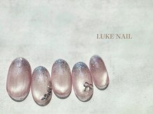 ルークネイル 恵比寿店(LUKE NAIL)/マグネットラメグラデーション