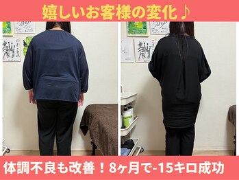 凛と慶/お客様の変化-長居ダイエット