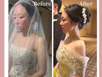 アティレ オオサカ(Attirer Osaka)/花嫁様の変化経過