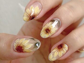 ランネイル 名古屋伏見(RANnail)/ひまわりネイル