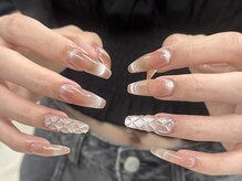 ぽぽネイル/ロングネイル
