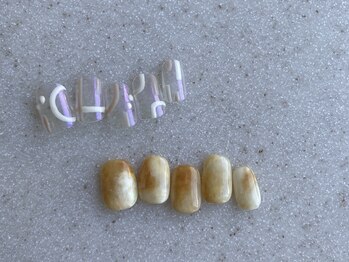 シェリーラメール 池袋店(cherie la mer)/キャラメルラテ×□○アート