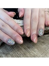 爪屋べっぴん堂/ジューシー桃ネイル