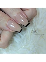 エヌ アンド(N&)/黒フレンチ
