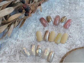 ガーデン ヘア&エステ&ネイル Gardenの写真/New定額コース★【シンプル&オフィス¥6000/トレンド¥7000/贅沢アート¥8000】デザイン豊富で気分が上がる♪