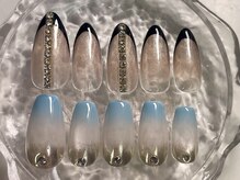 ノンノンプラス 博多(NON-NONプラス)/ビジュー　黒フレンチ