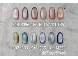 マグネットネイルのカラバリ