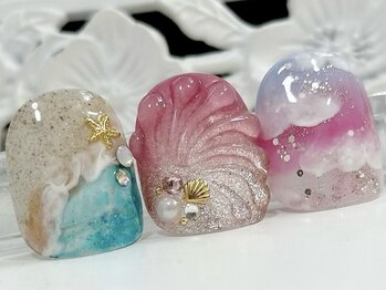 ランネイル 名古屋伏見(RANnail)/夏フットネイルデザイン