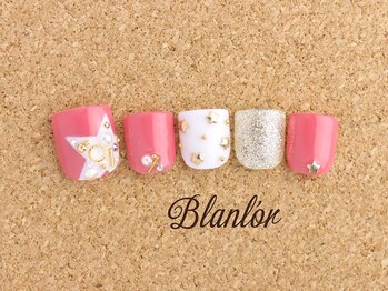 ネイルサロン ブランロール 三軒茶屋店(Blanl'or)/ＦＯＯＴ　★スタッズ☆