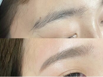 オーキッド バイ ビューティー(OrchiD.by BEAUTY)/眉毛デザインビフォーアフター