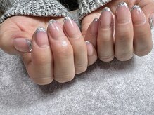 サンハチ(38)/ガラスフレンチネイル